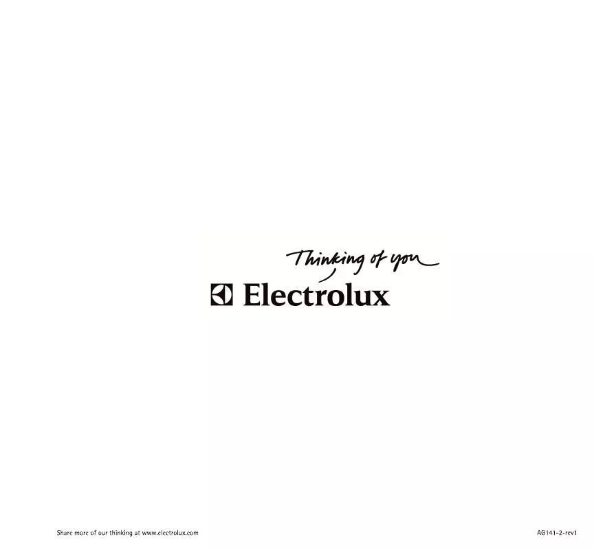 Mode d'emploi AEG-ELECTROLUX AG1411