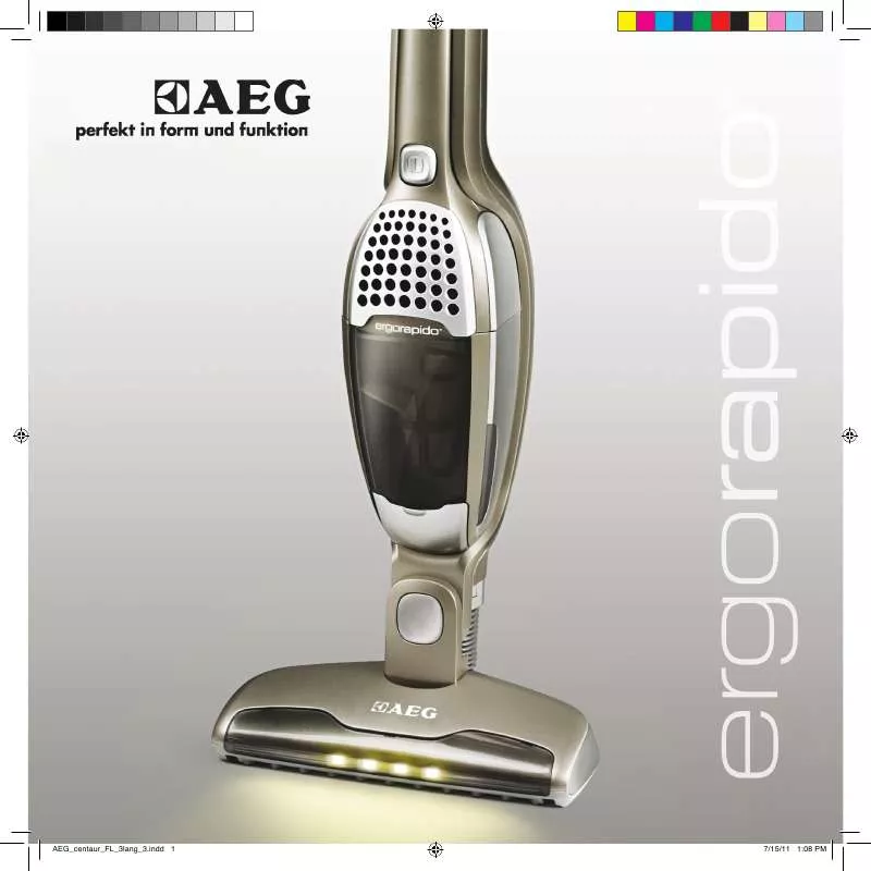 Mode d'emploi AEG-ELECTROLUX AG904X