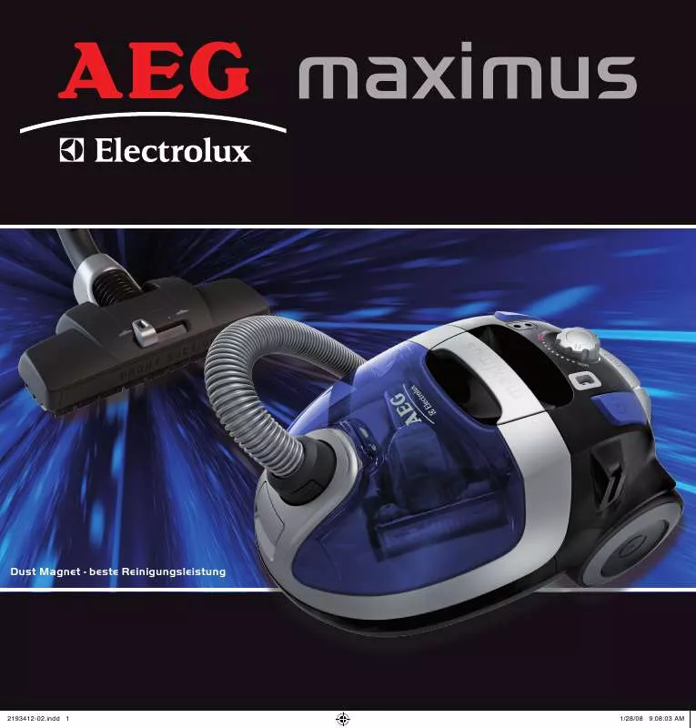 Mode d'emploi AEG-ELECTROLUX AMX7035