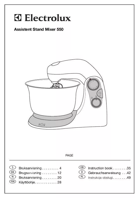 Mode d'emploi AEG-ELECTROLUX ASM550