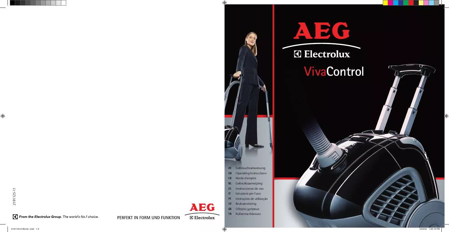 Mode d'emploi AEG-ELECTROLUX AV1121