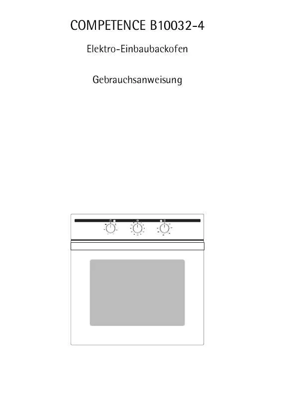 Mode d'emploi AEG-ELECTROLUX B10032-4 M DE