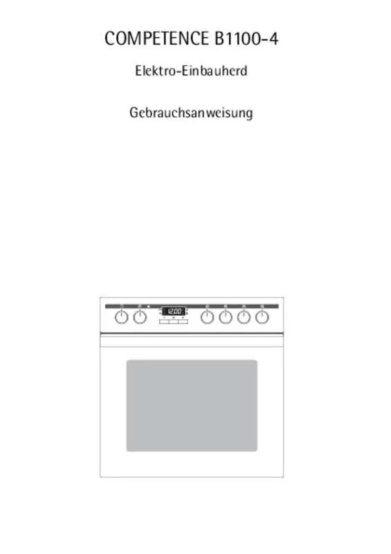 Mode d'emploi AEG-ELECTROLUX B1100-4-WEURO