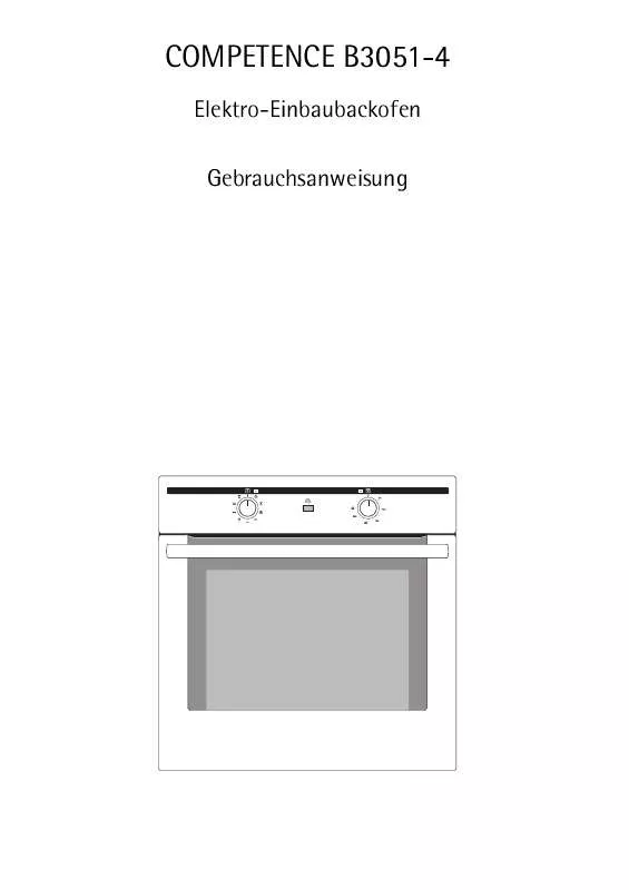 Mode d'emploi AEG-ELECTROLUX B3051-4-D DE R07