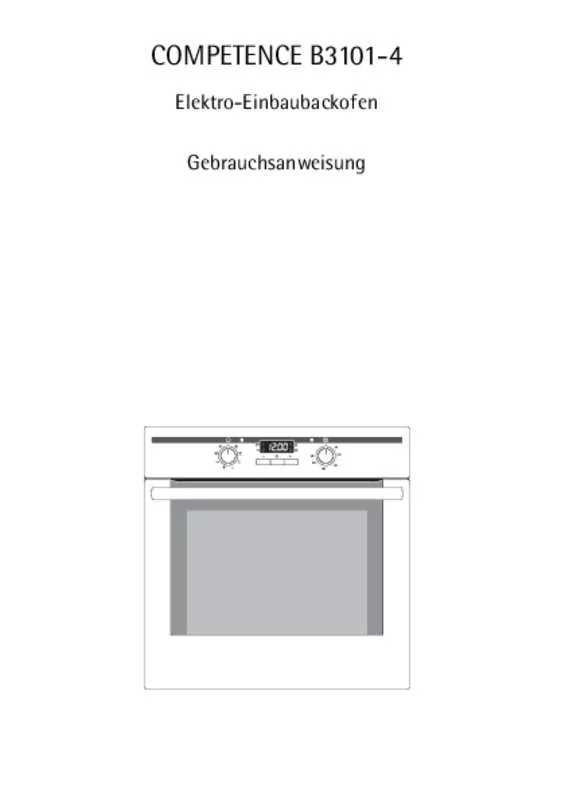 Mode d'emploi AEG-ELECTROLUX B3101-4-MEURO