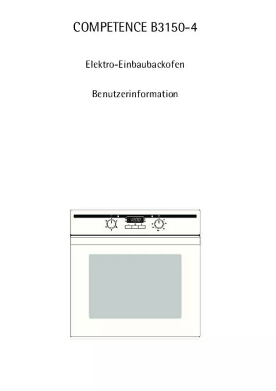 Mode d'emploi AEG-ELECTROLUX B3150-4-M