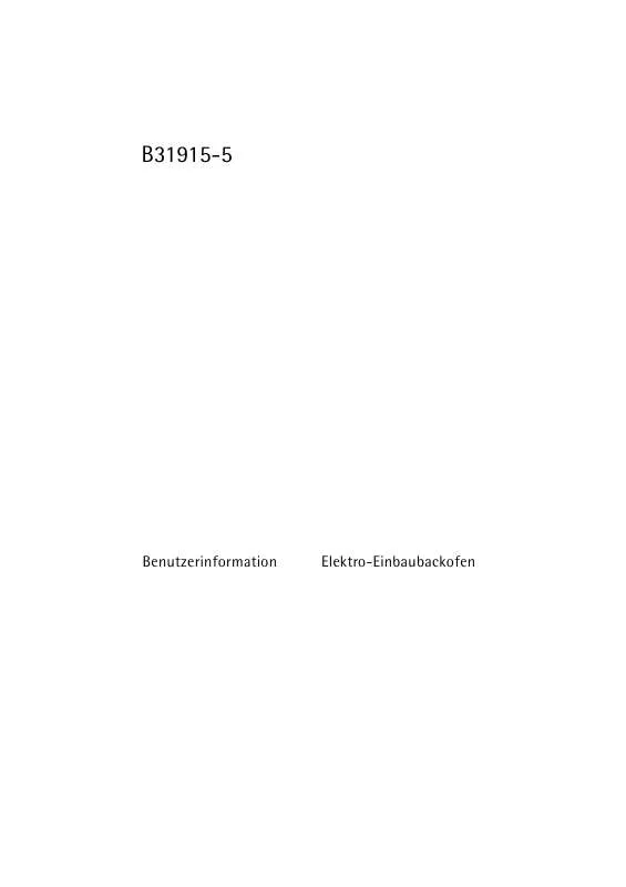 Mode d'emploi AEG-ELECTROLUX B31915-5-M EU R