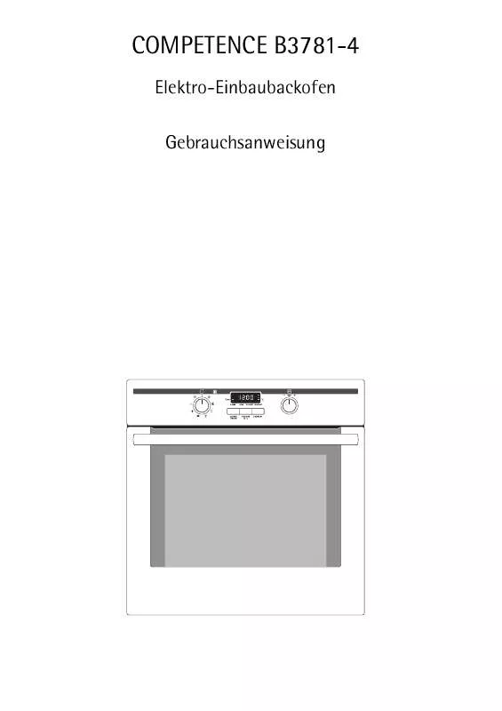 Mode d'emploi AEG-ELECTROLUX B3781-4-AL