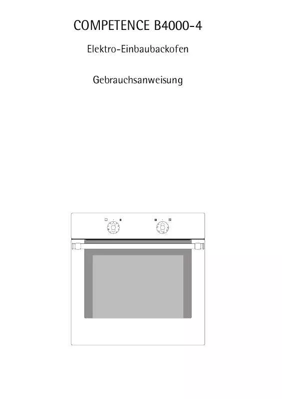 Mode d'emploi AEG-ELECTROLUX B4000-4-LG DE