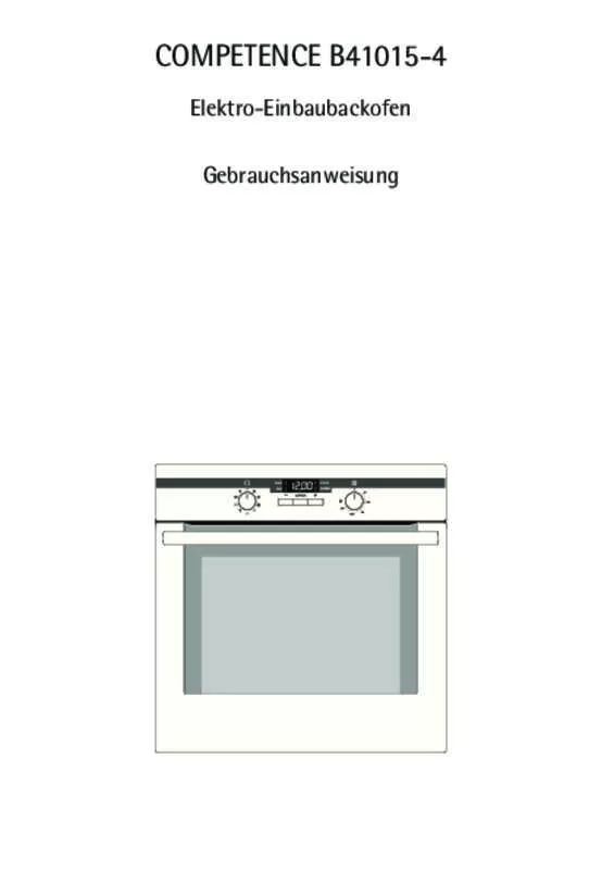 Mode d'emploi AEG-ELECTROLUX B41015-4-A