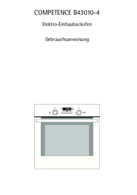 Mode d'emploi AEG-ELECTROLUX B43010-4-M