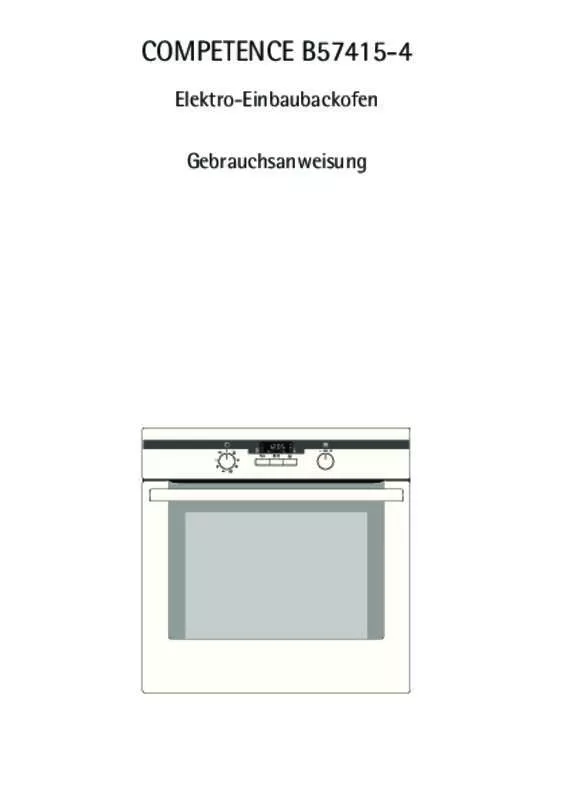 Mode d'emploi AEG-ELECTROLUX B57415-4-M