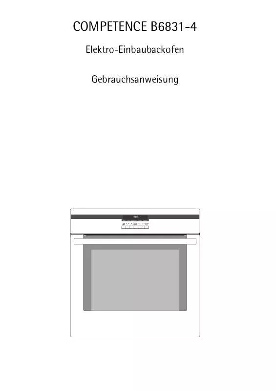 Mode d'emploi AEG-ELECTROLUX B6831-4-A