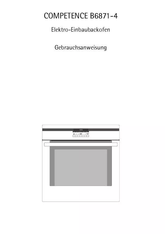 Mode d'emploi AEG-ELECTROLUX B6871-4-M