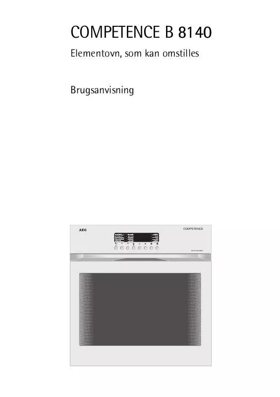 Mode d'emploi AEG-ELECTROLUX B8140-M