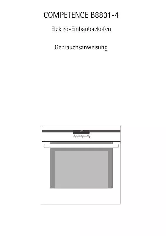 Mode d'emploi AEG-ELECTROLUX B8831-4-A EU R05