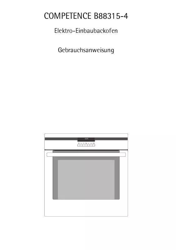 Mode d'emploi AEG-ELECTROLUX B88315-4-A NORDIC