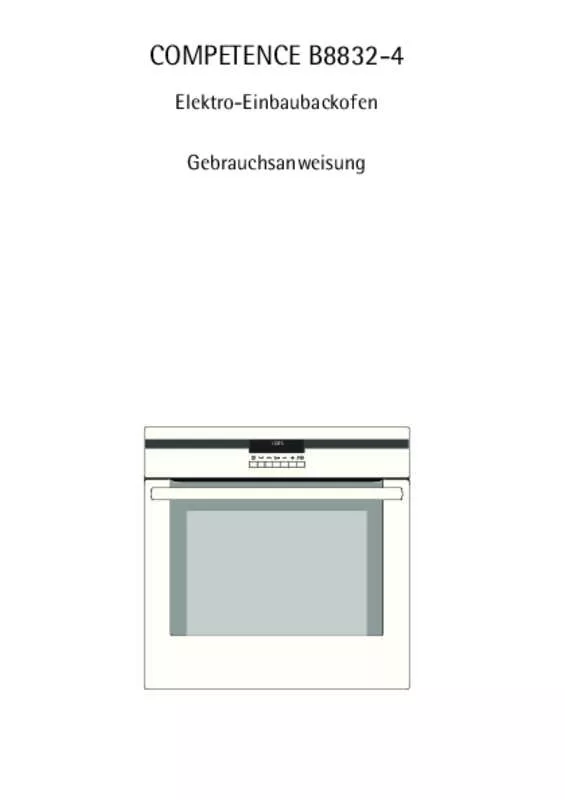 Mode d'emploi AEG-ELECTROLUX B8832-4-WFRANCE