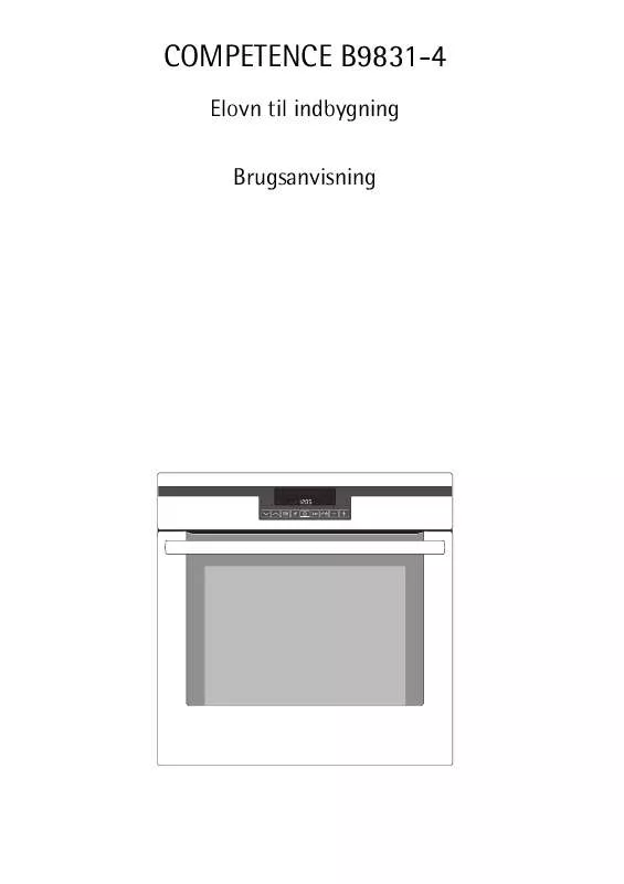 Mode d'emploi AEG-ELECTROLUX B9831-4-A NORDIC R05