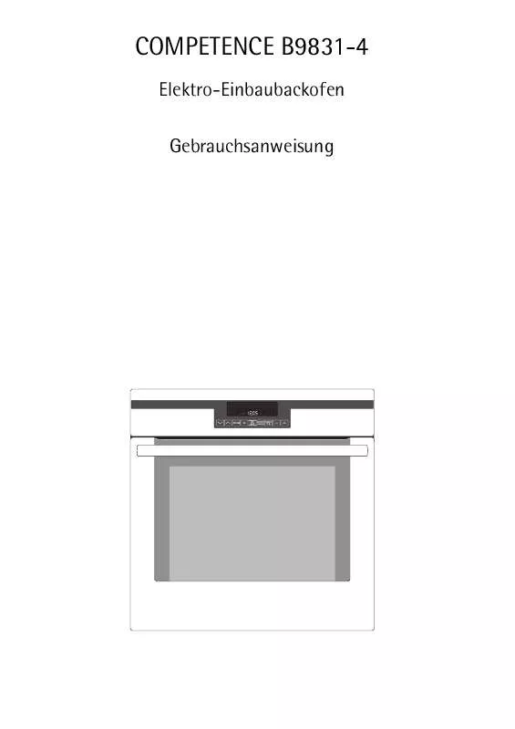 Mode d'emploi AEG-ELECTROLUX B9831-4-A R05