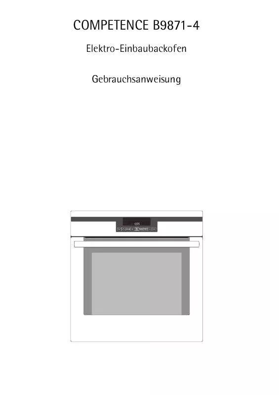 Mode d'emploi AEG-ELECTROLUX B9871-4-A R05