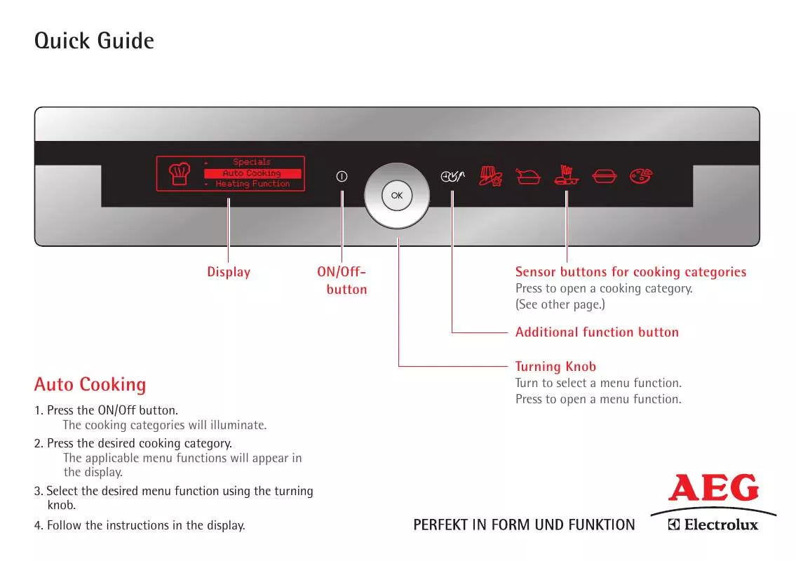 Mode d'emploi AEG-ELECTROLUX B9978-5-M