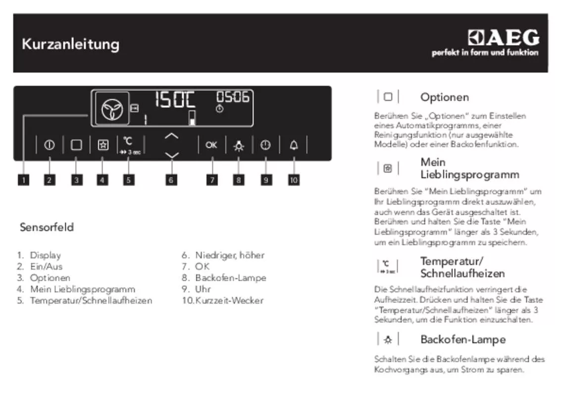 Mode d'emploi AEG-ELECTROLUX BE7304151M