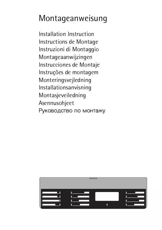 Mode d'emploi AEG-ELECTROLUX CB6100-1-AEURO