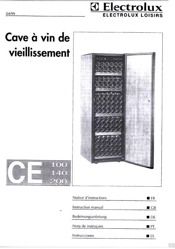 Mode d'emploi AEG-ELECTROLUX CE141DV3