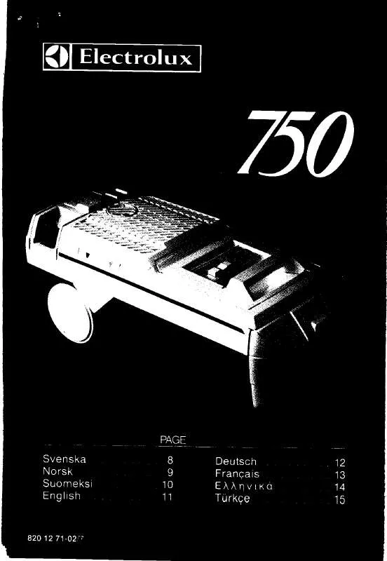 Mode d'emploi AEG-ELECTROLUX D748