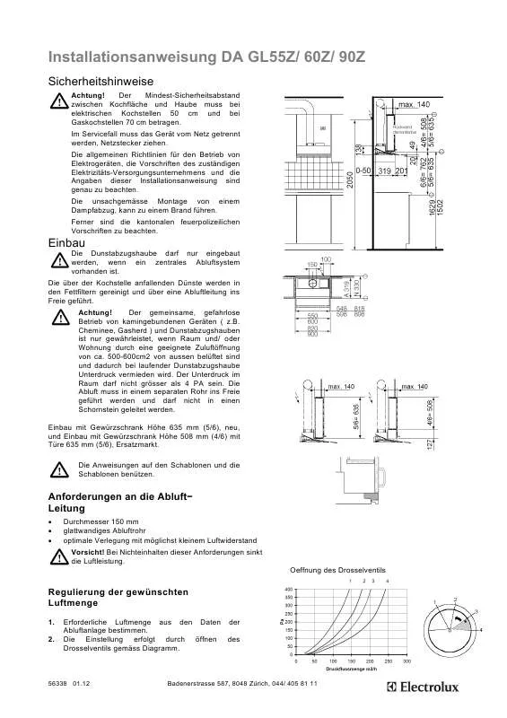 Mode d'emploi AEG-ELECTROLUX DAGL90Z