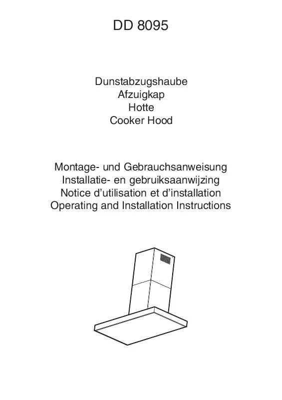 Mode d'emploi AEG-ELECTROLUX DD8095-M