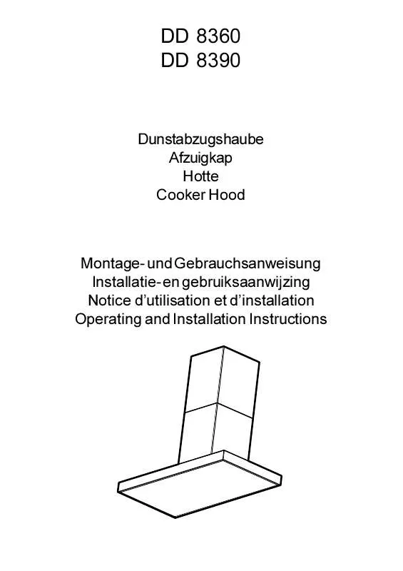 Mode d'emploi AEG-ELECTROLUX DD8360-M