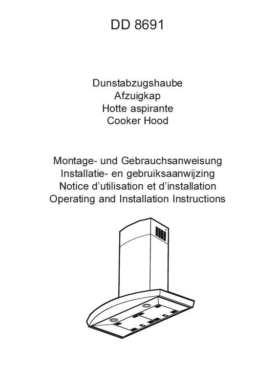 Mode d'emploi AEG-ELECTROLUX DD8691-M