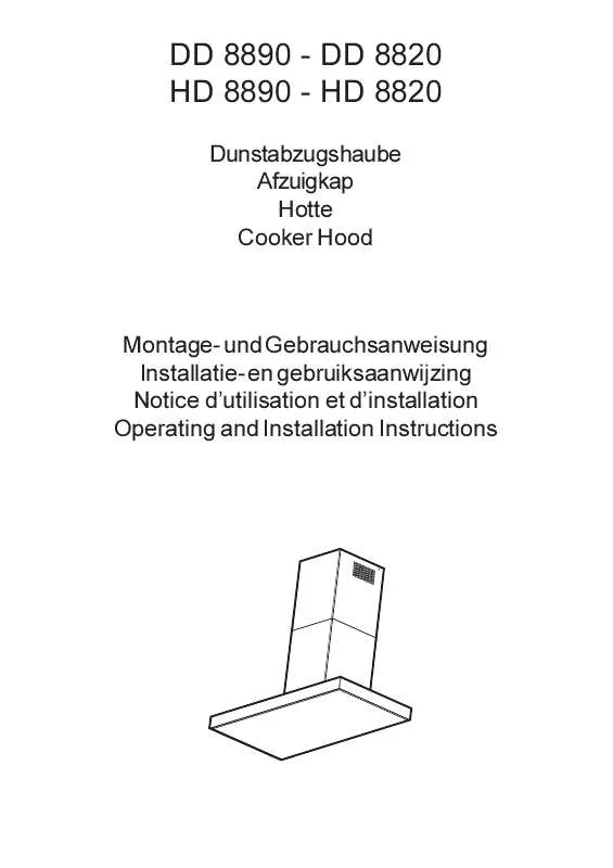 Mode d'emploi AEG-ELECTROLUX DD8820-A