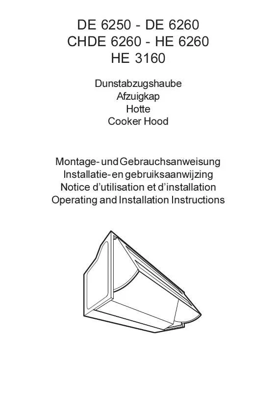 Mode d'emploi AEG-ELECTROLUX DE6250-ML