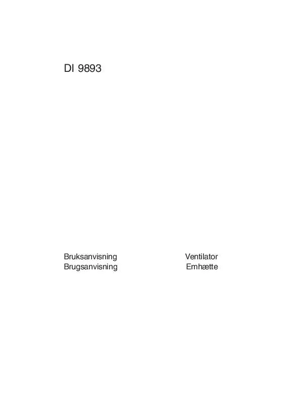 Mode d'emploi AEG-ELECTROLUX DI9893-M