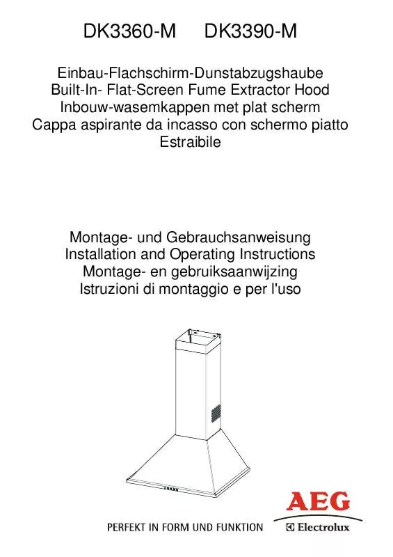 Mode d'emploi AEG-ELECTROLUX DK3360-M