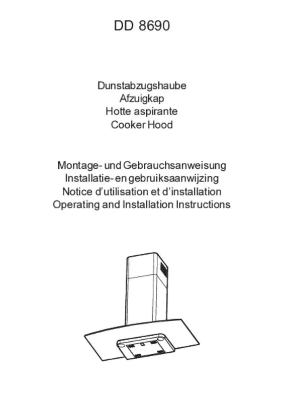 Mode d'emploi AEG-ELECTROLUX DM8600-M/CH