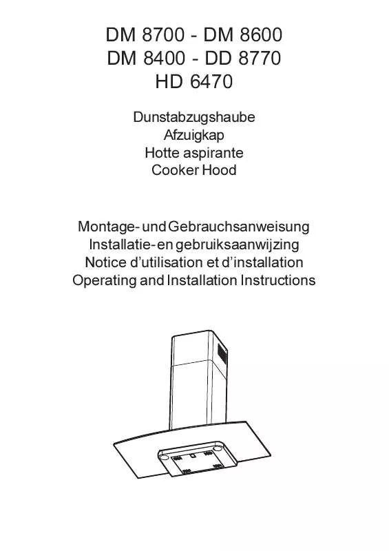 Mode d'emploi AEG-ELECTROLUX DM8700-M