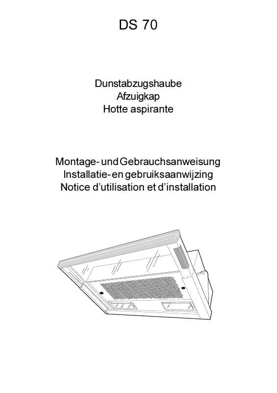 Mode d'emploi AEG-ELECTROLUX DS70-M