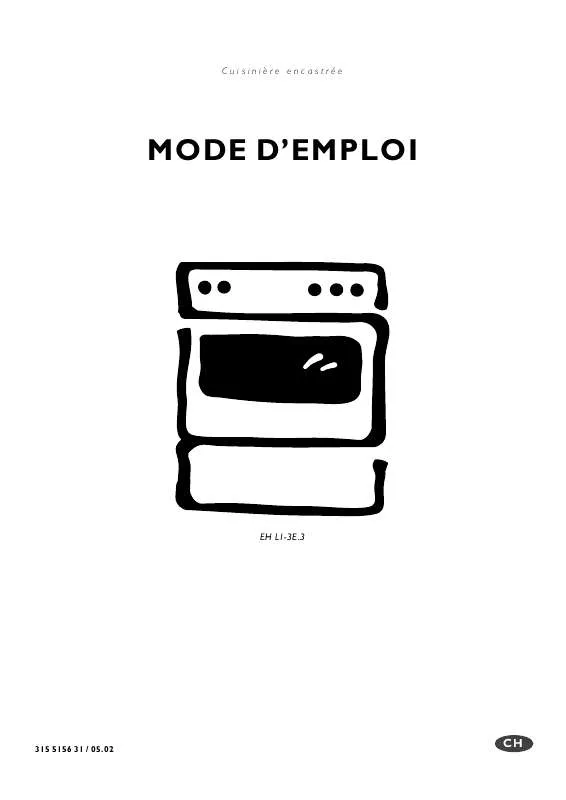 Mode d'emploi AEG-ELECTROLUX E1000-4-M