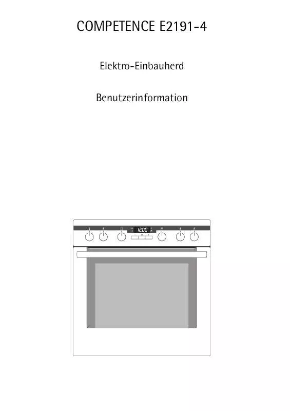 Mode d'emploi AEG-ELECTROLUX E2191-4-A UK R05