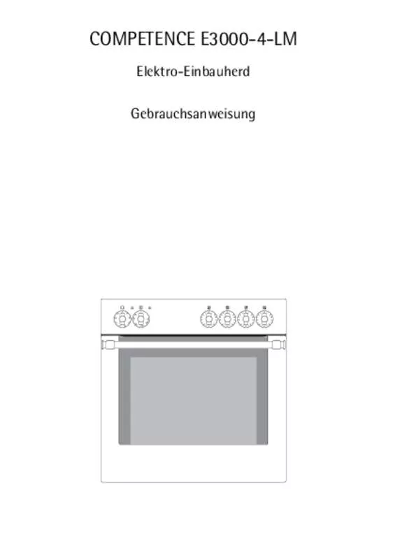 Mode d'emploi AEG-ELECTROLUX E3000-4-LM