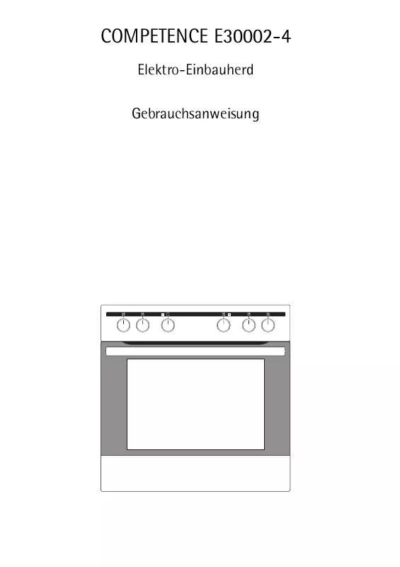 Mode d'emploi AEG-ELECTROLUX E30002-4-D DE R07