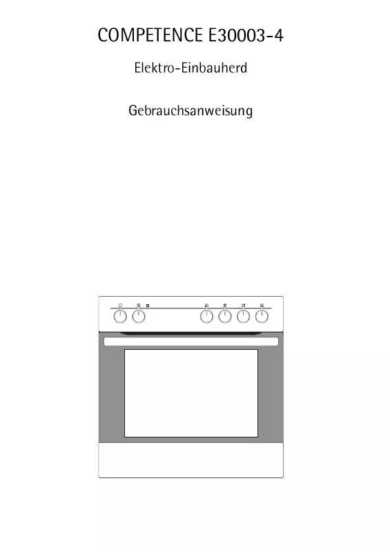 Mode d'emploi AEG-ELECTROLUX E30003-4-D R05