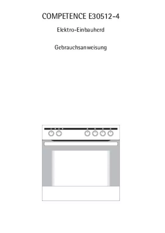 Mode d'emploi AEG-ELECTROLUX E30512-4-D