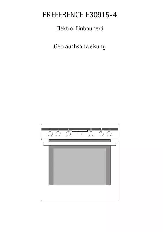 Mode d'emploi AEG-ELECTROLUX E30915-4-M R05