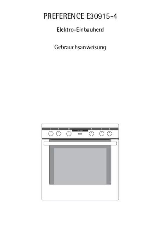 Mode d'emploi AEG-ELECTROLUX E30915-4-MGREECE