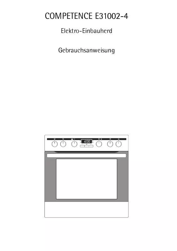 Mode d'emploi AEG-ELECTROLUX E31002-4-M DE R07